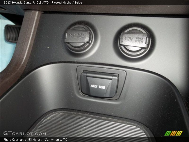 Frosted Mocha / Beige 2013 Hyundai Santa Fe GLS AWD