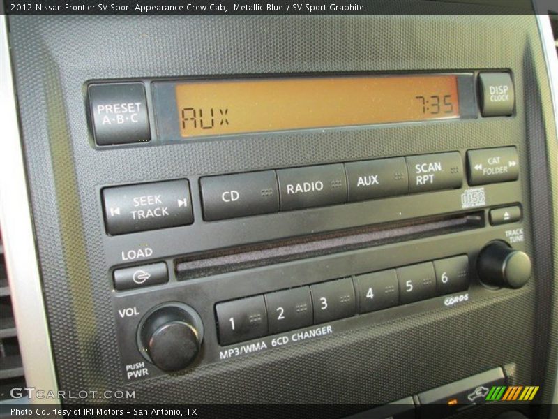 Metallic Blue / SV Sport Graphite 2012 Nissan Frontier SV Sport Appearance Crew Cab