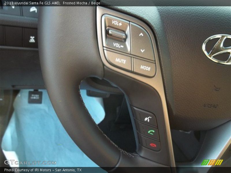 Controls of 2013 Santa Fe GLS AWD