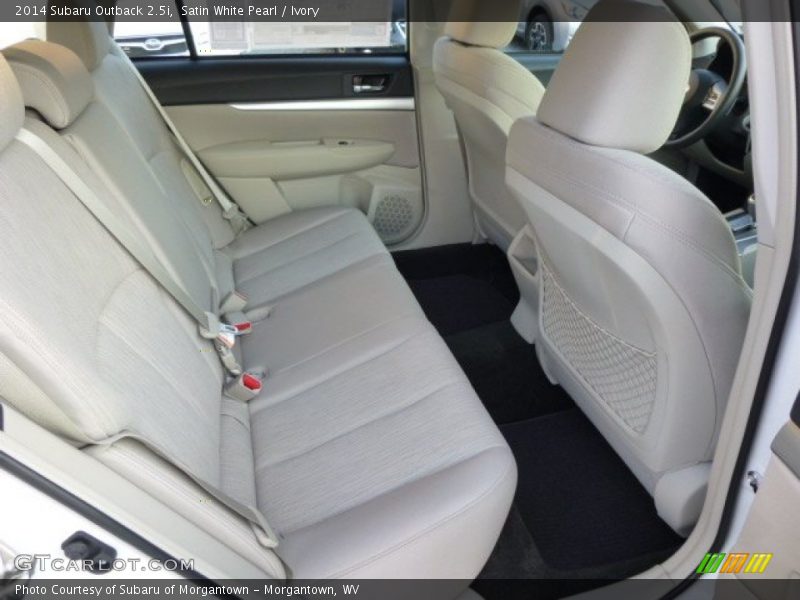 Satin White Pearl / Ivory 2014 Subaru Outback 2.5i