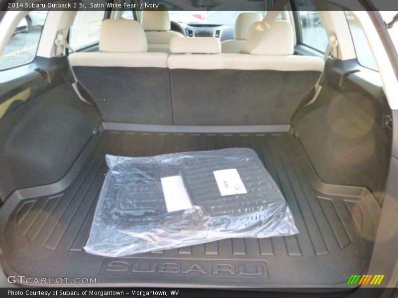 Satin White Pearl / Ivory 2014 Subaru Outback 2.5i
