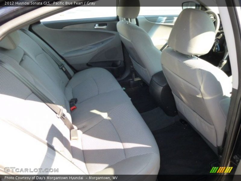 Pacific Blue Pearl / Gray 2012 Hyundai Sonata GLS