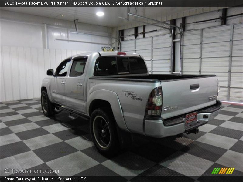 Silver Streak Mica / Graphite 2010 Toyota Tacoma V6 PreRunner TRD Sport Double Cab