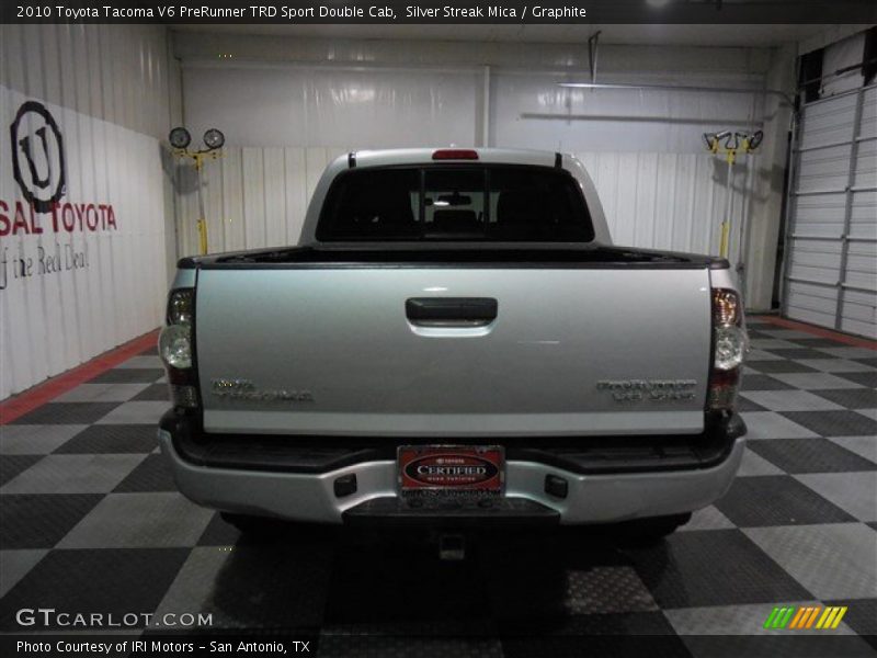Silver Streak Mica / Graphite 2010 Toyota Tacoma V6 PreRunner TRD Sport Double Cab
