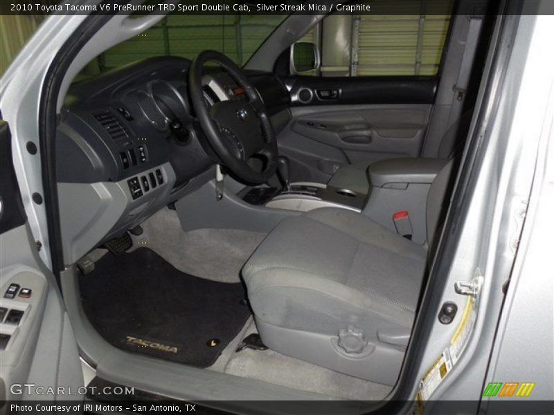 Silver Streak Mica / Graphite 2010 Toyota Tacoma V6 PreRunner TRD Sport Double Cab