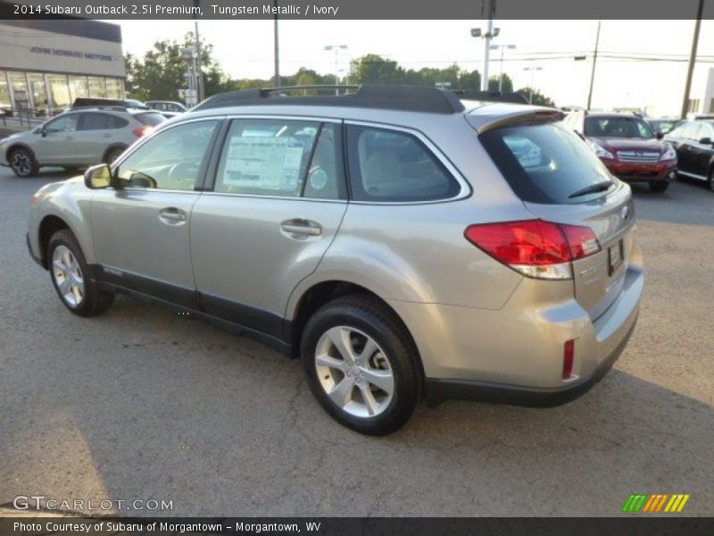 Tungsten Metallic / Ivory 2014 Subaru Outback 2.5i Premium