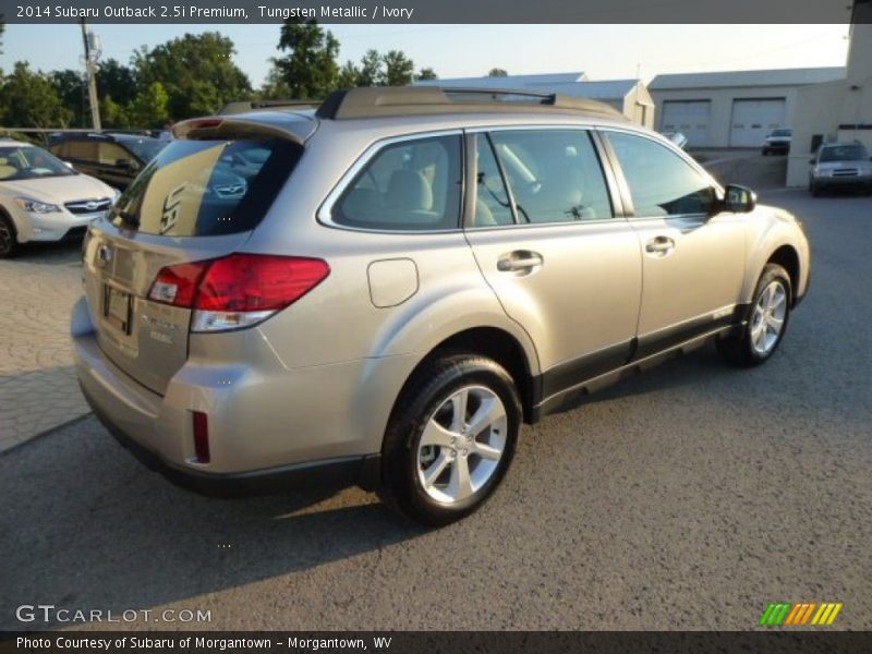 Tungsten Metallic / Ivory 2014 Subaru Outback 2.5i Premium