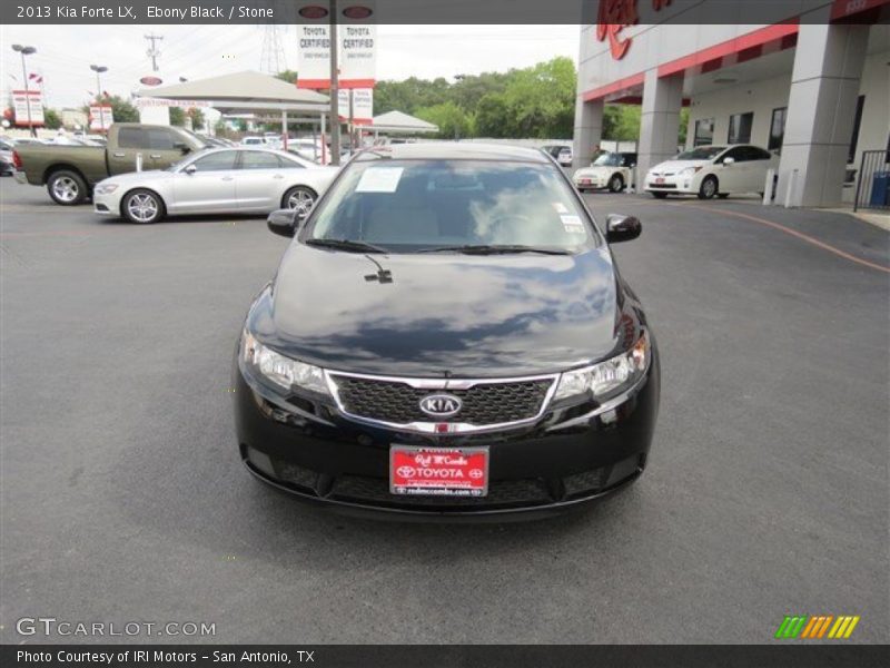 Ebony Black / Stone 2013 Kia Forte LX