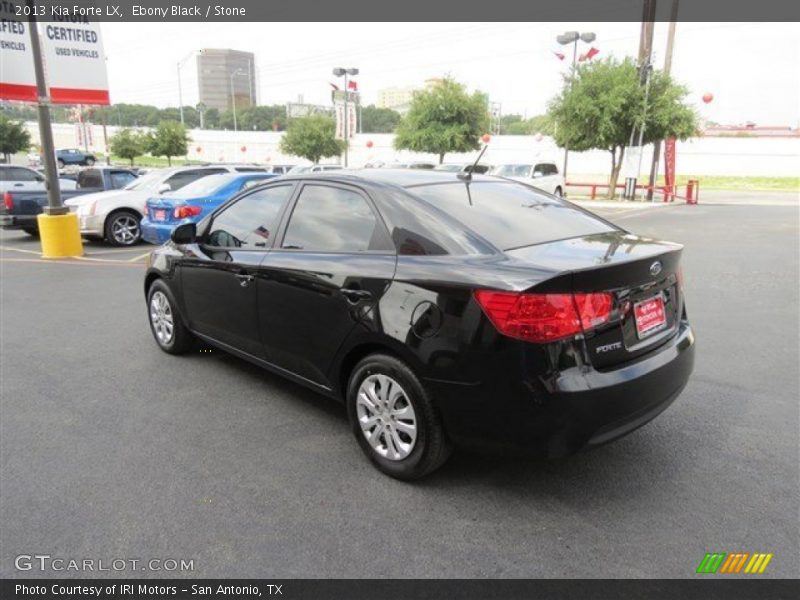 Ebony Black / Stone 2013 Kia Forte LX