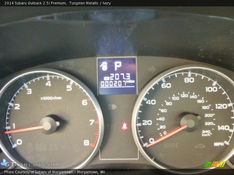 Tungsten Metallic / Ivory 2014 Subaru Outback 2.5i Premium