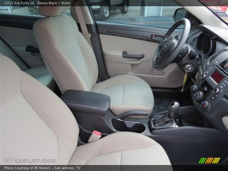 Ebony Black / Stone 2013 Kia Forte LX