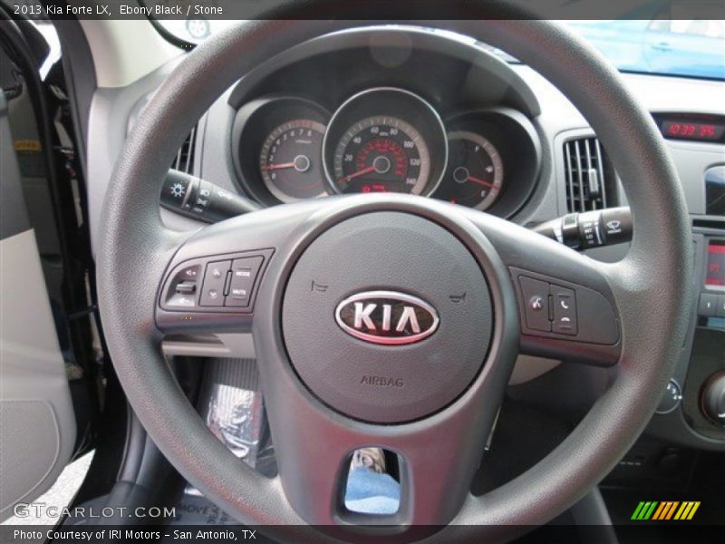 Ebony Black / Stone 2013 Kia Forte LX