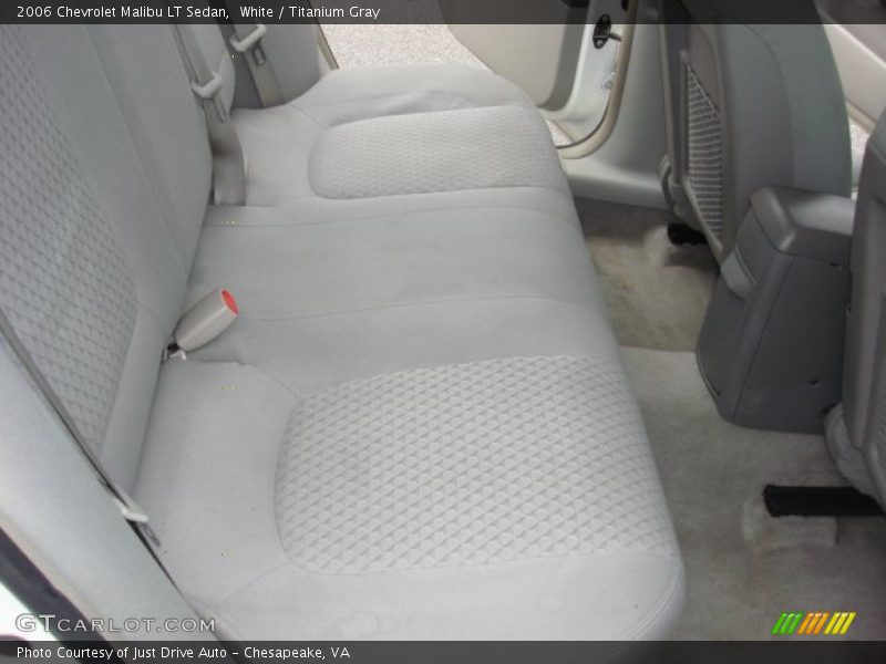 White / Titanium Gray 2006 Chevrolet Malibu LT Sedan