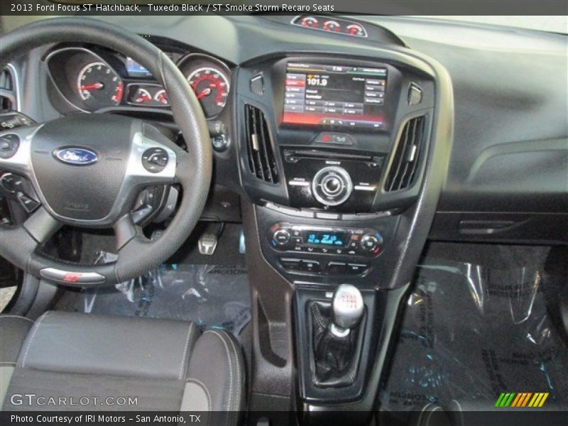 Tuxedo Black / ST Smoke Storm Recaro Seats 2013 Ford Focus ST Hatchback