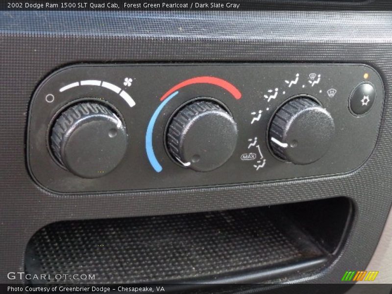 Forest Green Pearlcoat / Dark Slate Gray 2002 Dodge Ram 1500 SLT Quad Cab