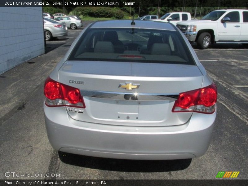 Silver Ice Metallic / Jet Black/Medium Titanium 2011 Chevrolet Cruze LS