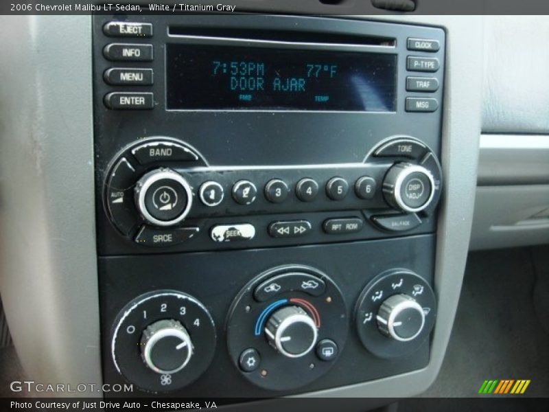 White / Titanium Gray 2006 Chevrolet Malibu LT Sedan