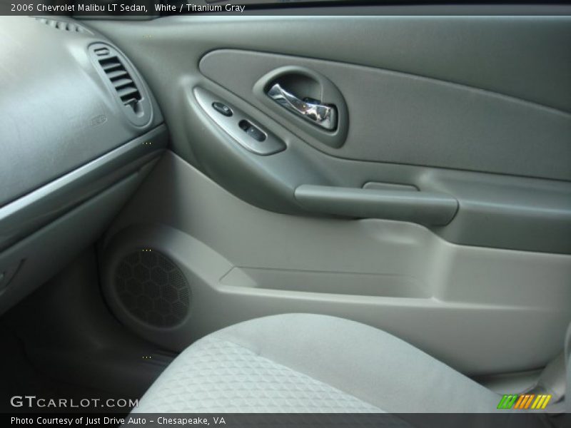 White / Titanium Gray 2006 Chevrolet Malibu LT Sedan