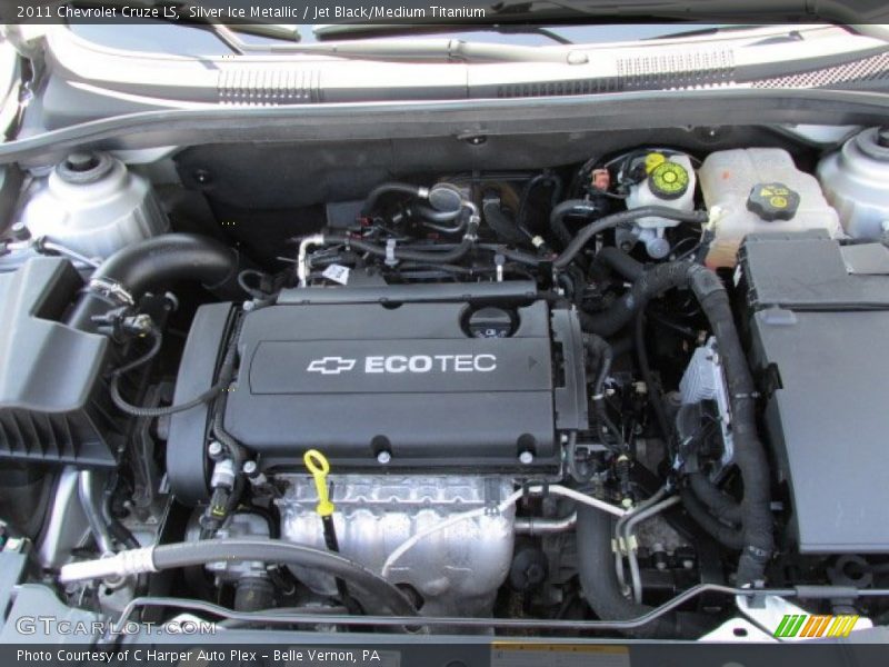 Silver Ice Metallic / Jet Black/Medium Titanium 2011 Chevrolet Cruze LS
