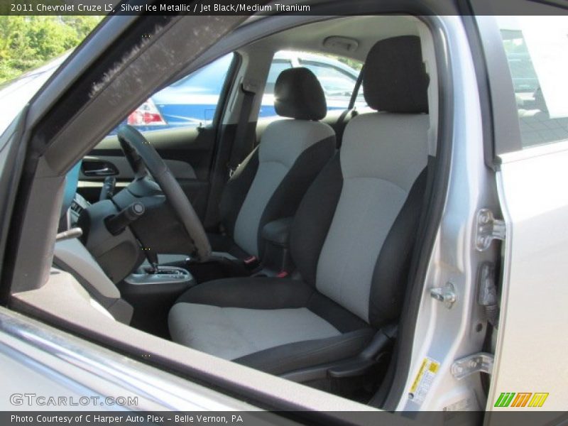 Silver Ice Metallic / Jet Black/Medium Titanium 2011 Chevrolet Cruze LS