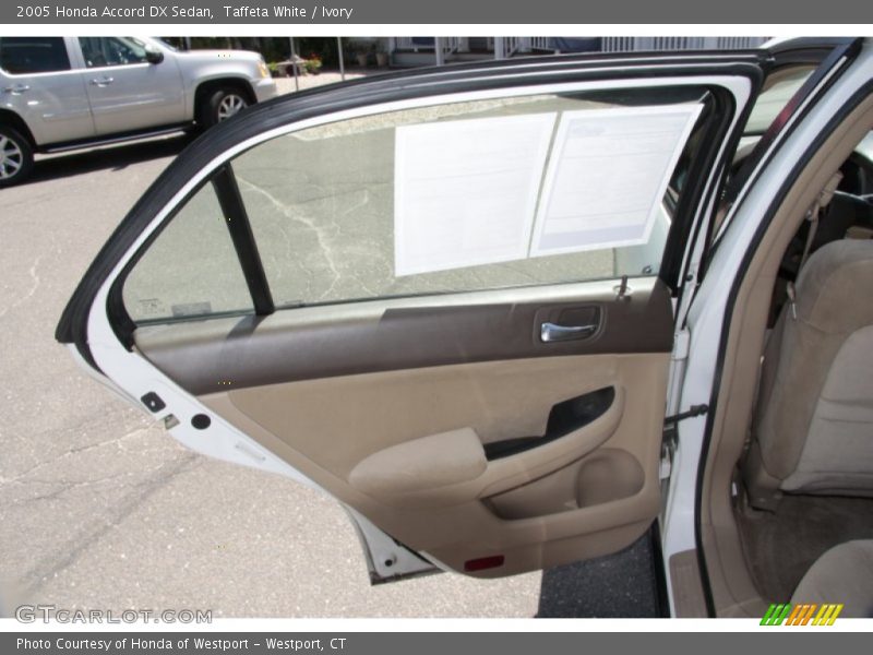 Taffeta White / Ivory 2005 Honda Accord DX Sedan