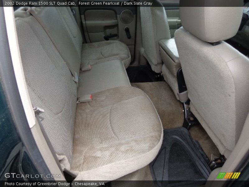 Forest Green Pearlcoat / Dark Slate Gray 2002 Dodge Ram 1500 SLT Quad Cab