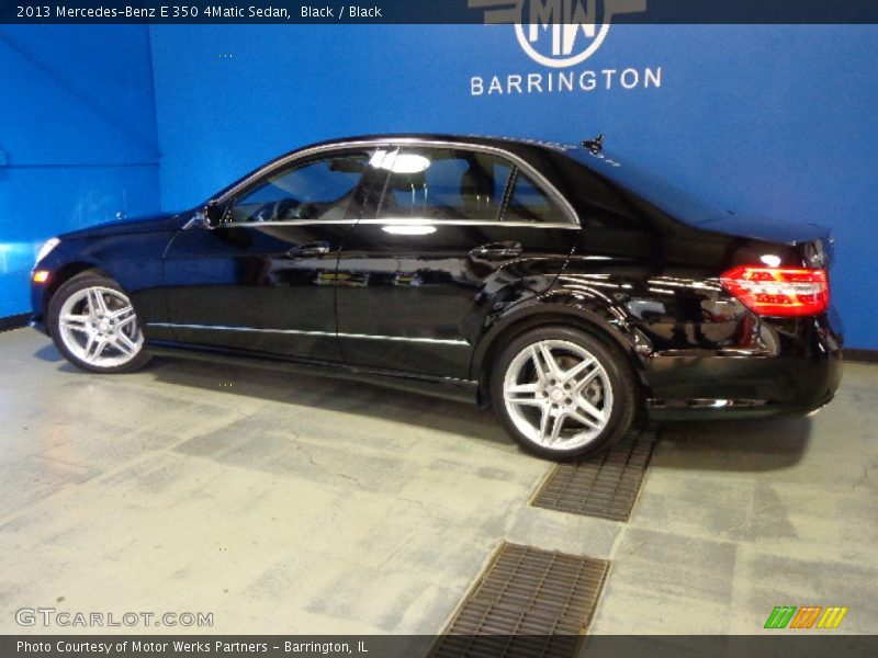 Black / Black 2013 Mercedes-Benz E 350 4Matic Sedan