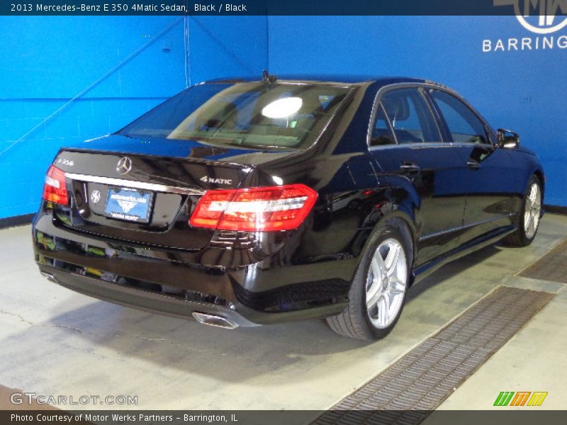 Black / Black 2013 Mercedes-Benz E 350 4Matic Sedan