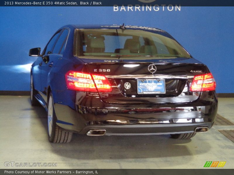 Black / Black 2013 Mercedes-Benz E 350 4Matic Sedan