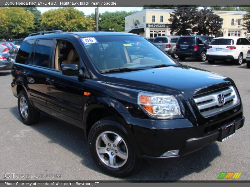 Nighthawk Black Pearl / Saddle 2006 Honda Pilot EX-L 4WD
