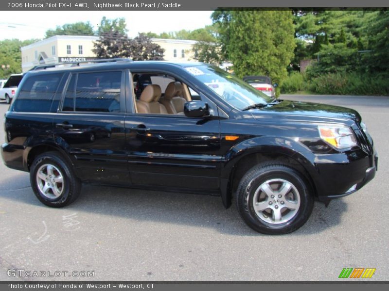 Nighthawk Black Pearl / Saddle 2006 Honda Pilot EX-L 4WD