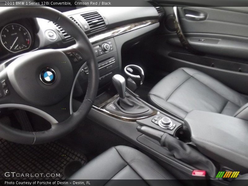 Crimson Red / Black 2011 BMW 1 Series 128i Convertible