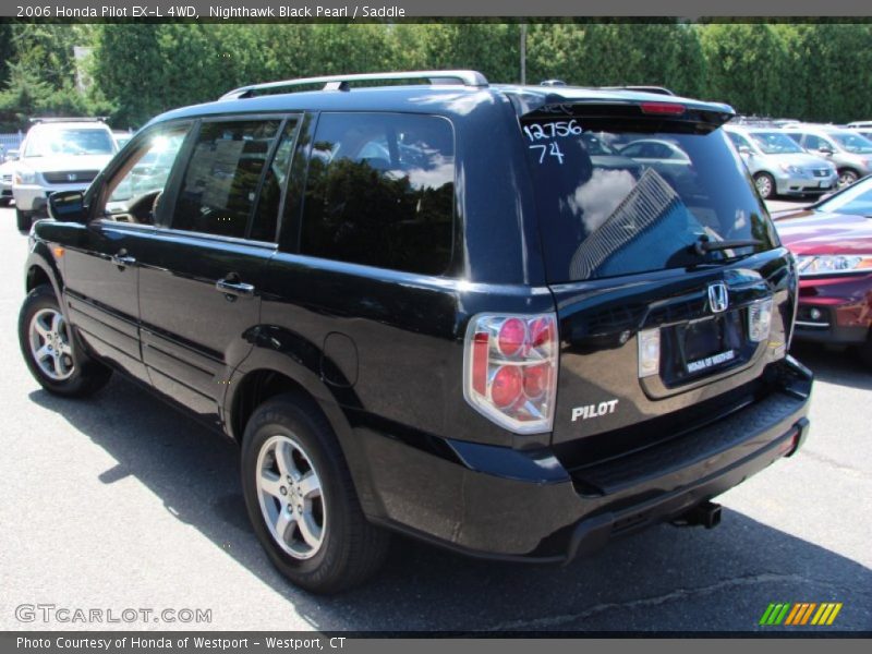 Nighthawk Black Pearl / Saddle 2006 Honda Pilot EX-L 4WD