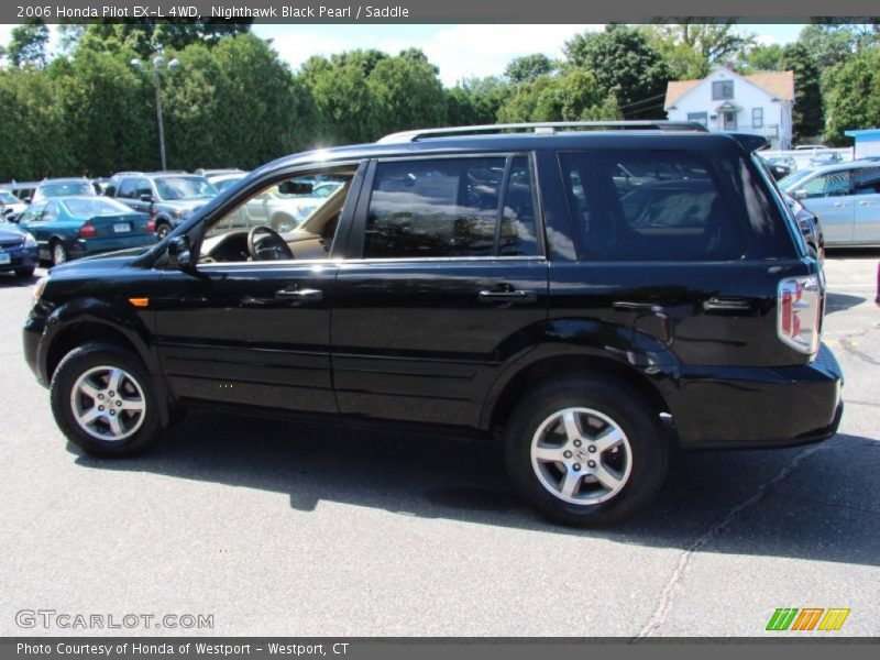 Nighthawk Black Pearl / Saddle 2006 Honda Pilot EX-L 4WD