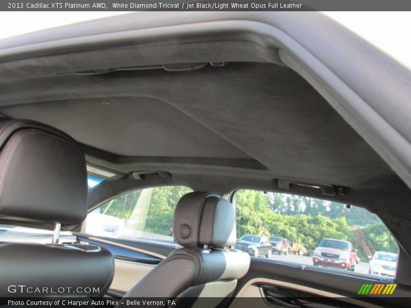White Diamond Tricoat / Jet Black/Light Wheat Opus Full Leather 2013 Cadillac XTS Platinum AWD