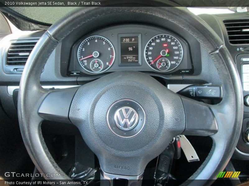 Black / Titan Black 2010 Volkswagen Jetta SE Sedan