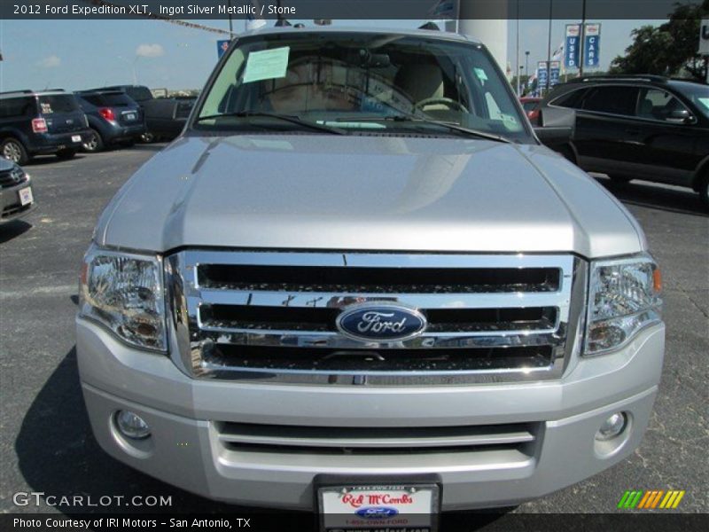 Ingot Silver Metallic / Stone 2012 Ford Expedition XLT