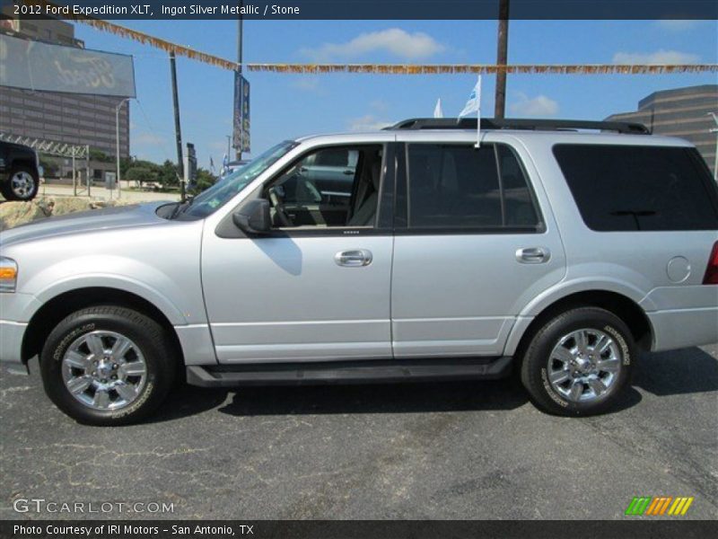 Ingot Silver Metallic / Stone 2012 Ford Expedition XLT