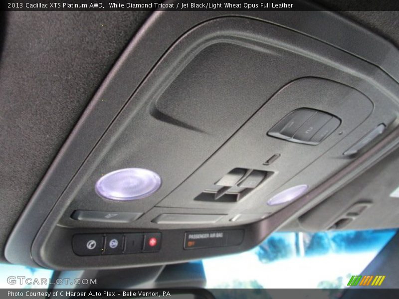White Diamond Tricoat / Jet Black/Light Wheat Opus Full Leather 2013 Cadillac XTS Platinum AWD