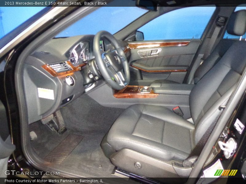 Black / Black 2013 Mercedes-Benz E 350 4Matic Sedan