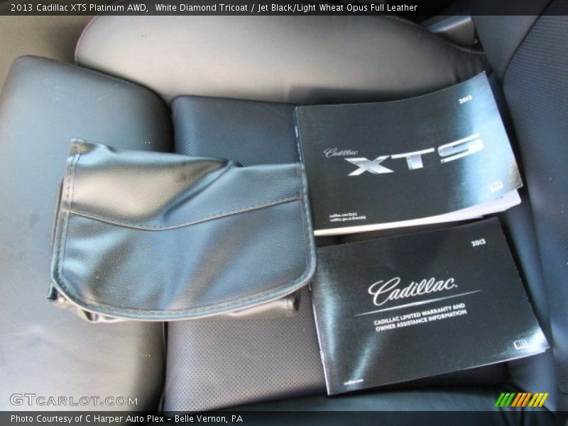 White Diamond Tricoat / Jet Black/Light Wheat Opus Full Leather 2013 Cadillac XTS Platinum AWD
