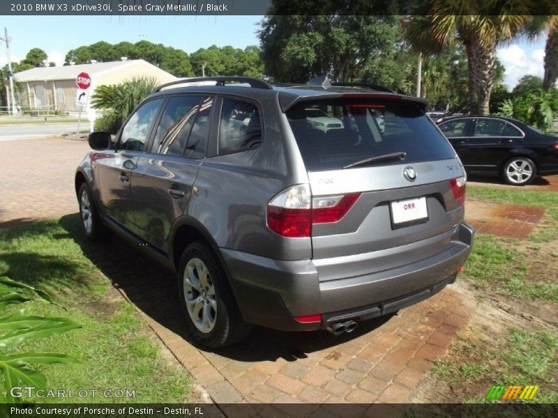 Space Gray Metallic / Black 2010 BMW X3 xDrive30i