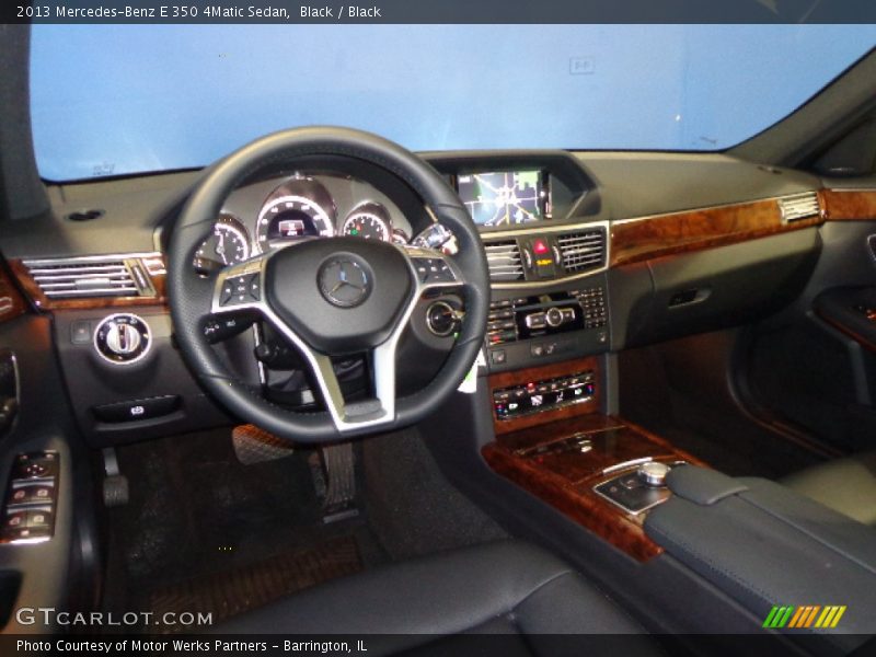 Black / Black 2013 Mercedes-Benz E 350 4Matic Sedan