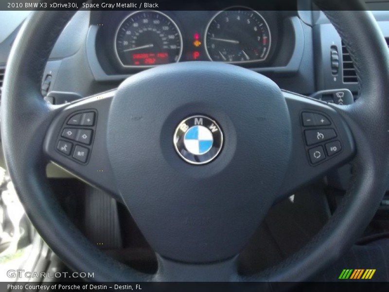 Space Gray Metallic / Black 2010 BMW X3 xDrive30i