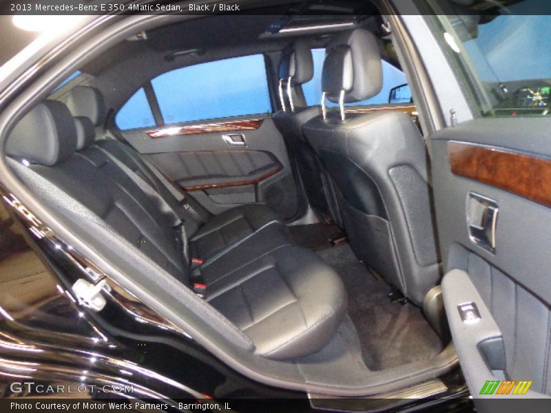 Black / Black 2013 Mercedes-Benz E 350 4Matic Sedan
