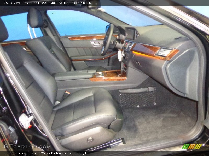 Black / Black 2013 Mercedes-Benz E 350 4Matic Sedan