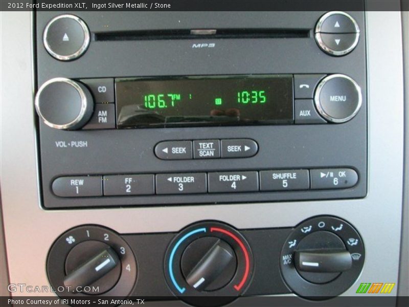 Ingot Silver Metallic / Stone 2012 Ford Expedition XLT
