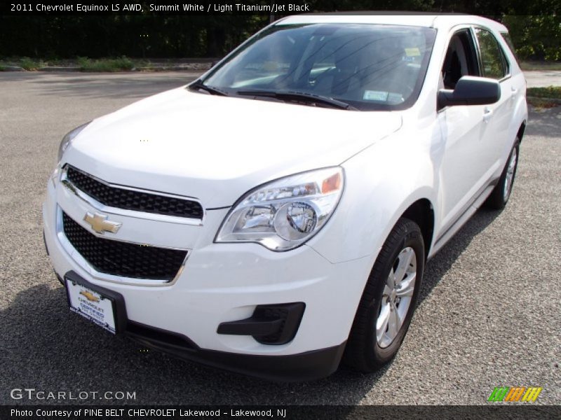 Summit White / Light Titanium/Jet Black 2011 Chevrolet Equinox LS AWD