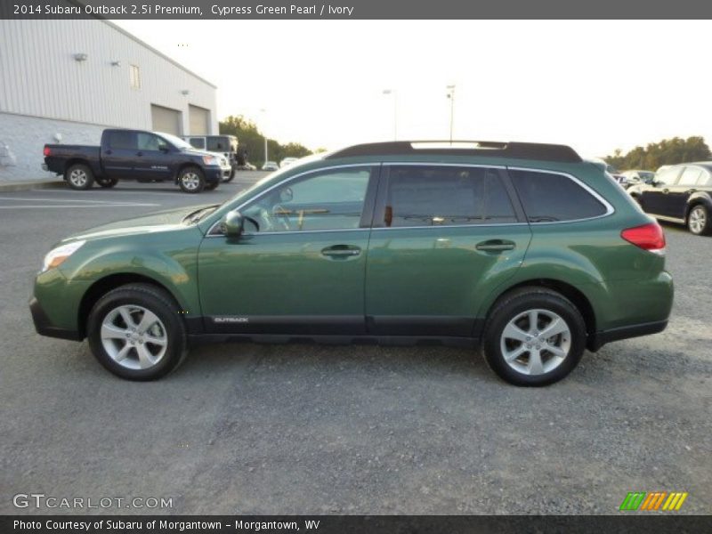  2014 Outback 2.5i Premium Cypress Green Pearl