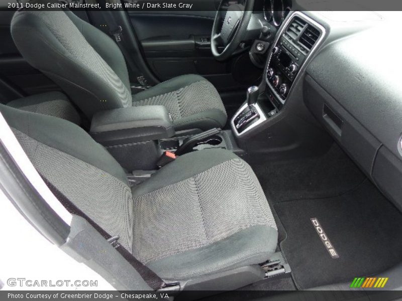 Bright White / Dark Slate Gray 2011 Dodge Caliber Mainstreet